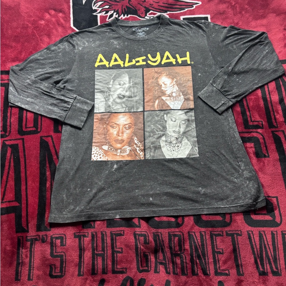 Aaliyah Graphic Long Sleeve Shirt